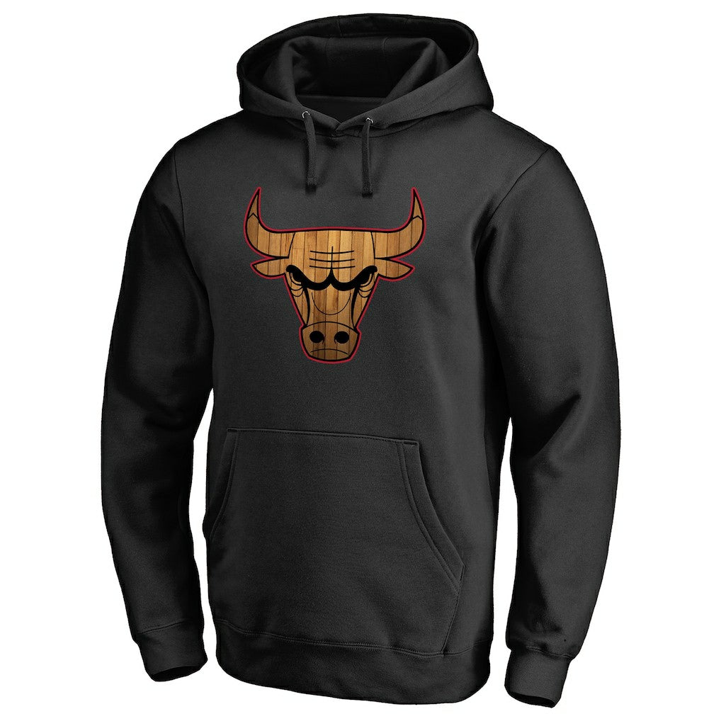 Black Chicago Bulls Hardwood II Pullover Hoodie | NBA