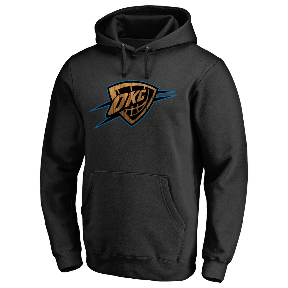 Black Oklahoma City Thunder Hardwood Pullover Hoodie | NBA