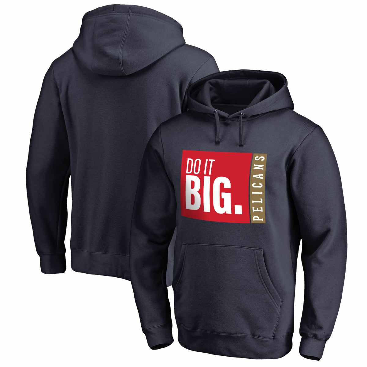 Navy New Orleans Pelicans Do It Big Pullover Hoodie | NBA