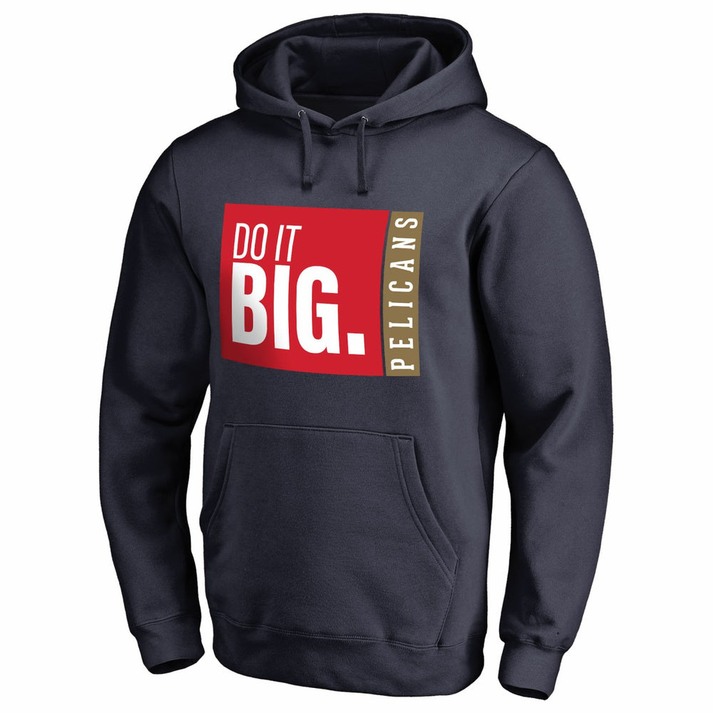 Navy New Orleans Pelicans Do It Big Pullover Hoodie | NBA