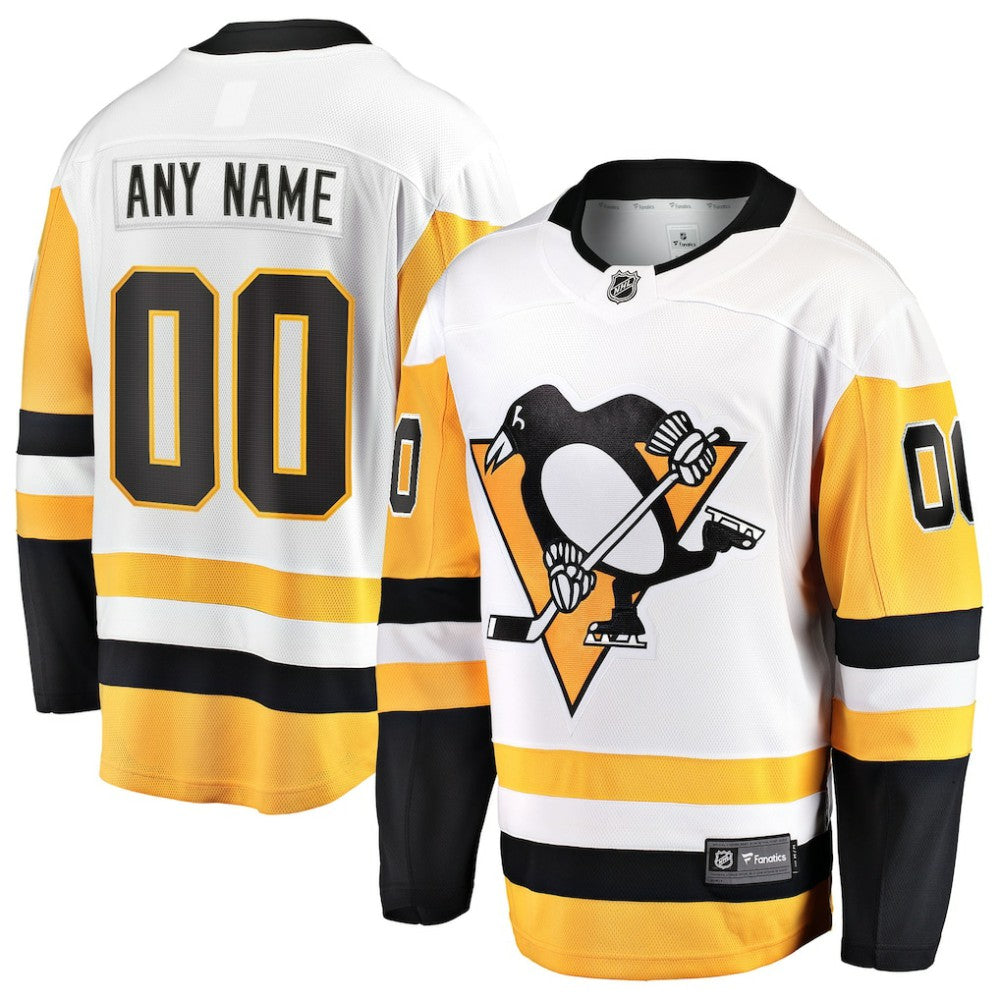 Pittsburgh Penguins Fanatics Away Breakaway Custom Jersey -  NHL Jerseys