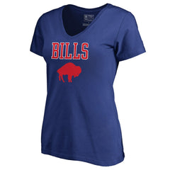 Buffalo Bills Women's Vintage Team Lockup V-Neck T-Shirt | NFL US