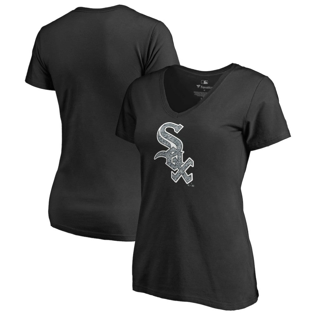 Chicago White Sox Women's Static Logo V-Neck T-Shirt - MLB T-shirts