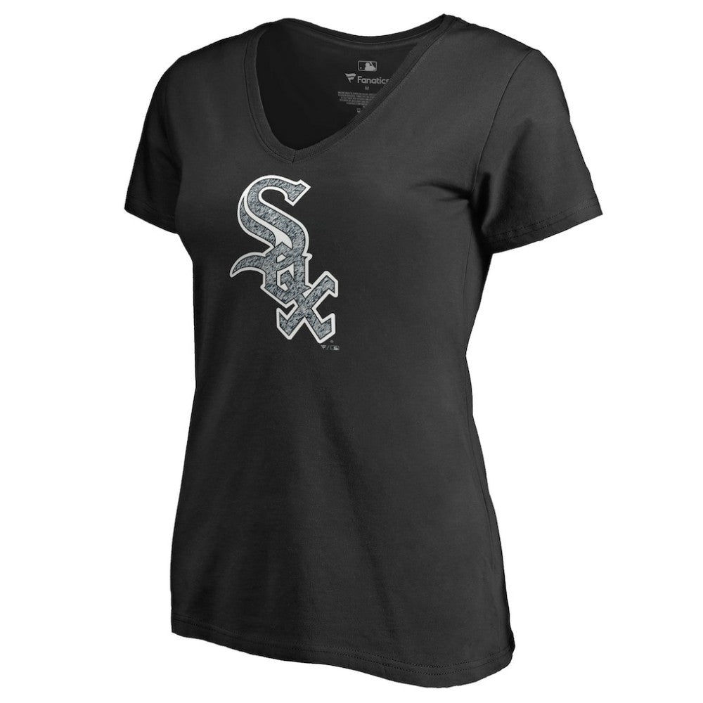 Chicago White Sox Women's Static Logo V-Neck T-Shirt - MLB T-shirts