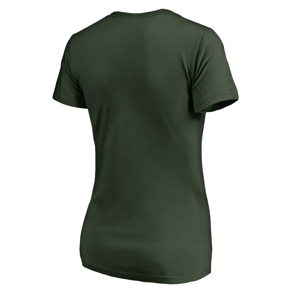 Athletics Women's Static Logo V-Neck T-Shirt - MLB T-shirts