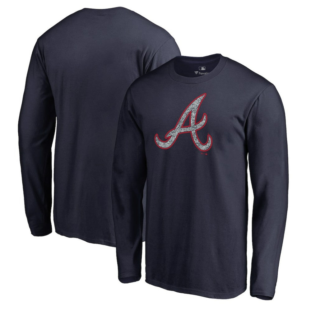 Atlanta Braves Static Logo Long Sleeve T-Shirt - MLB T-shirts