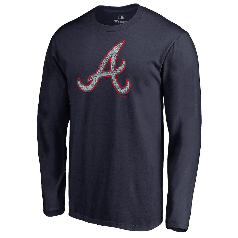 Atlanta Braves Static Logo Long Sleeve T-Shirt - MLB T-shirts