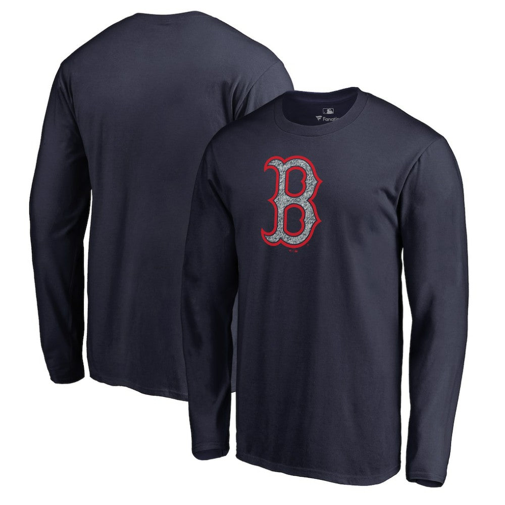 Boston Red Sox Static Logo Long Sleeve T-Shirt - MLB T-shirts