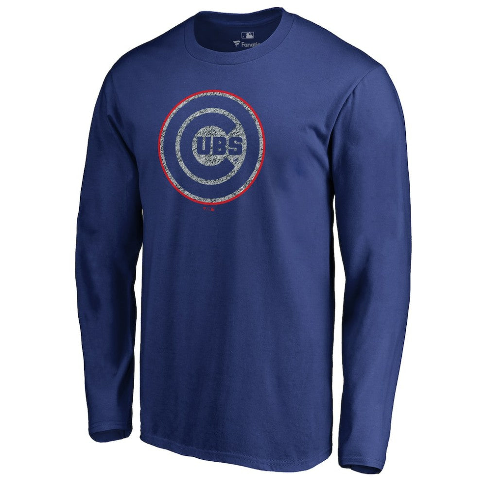 Chicago Cubs Static Logo Long Sleeve T-Shirt - MLB T-shirts