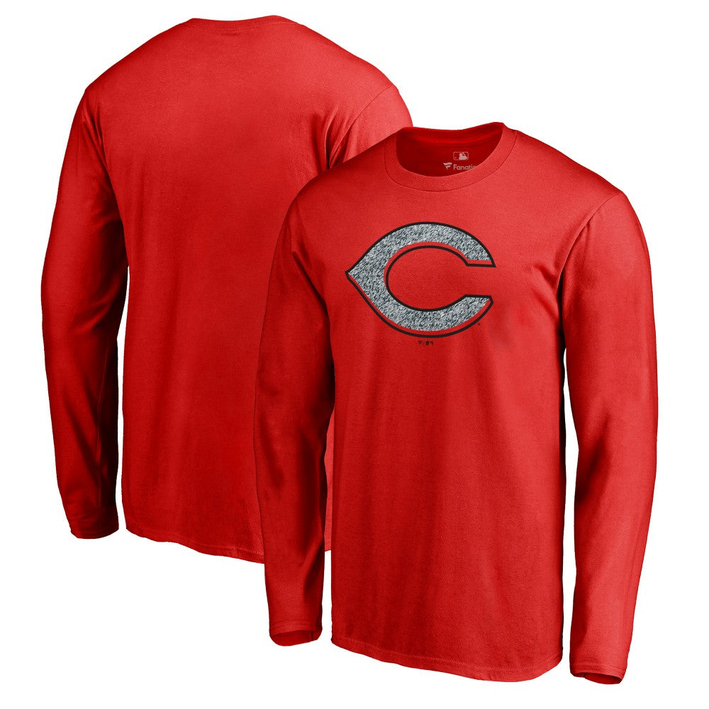 Cincinnati Reds Static Logo Long Sleeve T-Shirt - MLB T-shirts