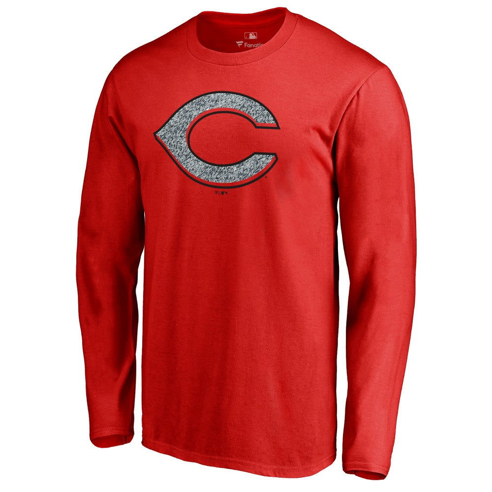 Cincinnati Reds Static Logo Long Sleeve T-Shirt - MLB T-shirts
