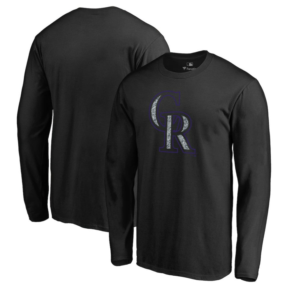Colorado Rockies Static Logo Long Sleeve T-Shirt - MLB T-shirts