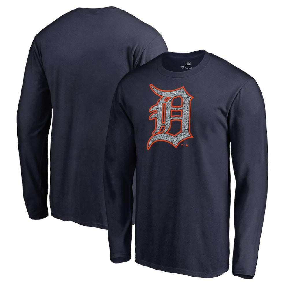 Detroit Tigers Static Logo Long Sleeve T-Shirt - MLB T-shirts