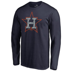 Houston Astros Static Logo Long Sleeve T-Shirt - MLB T-shirts