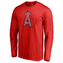 Los Angeles Angels Static Logo Long Sleeve T-Shirt - MLB T-shirts