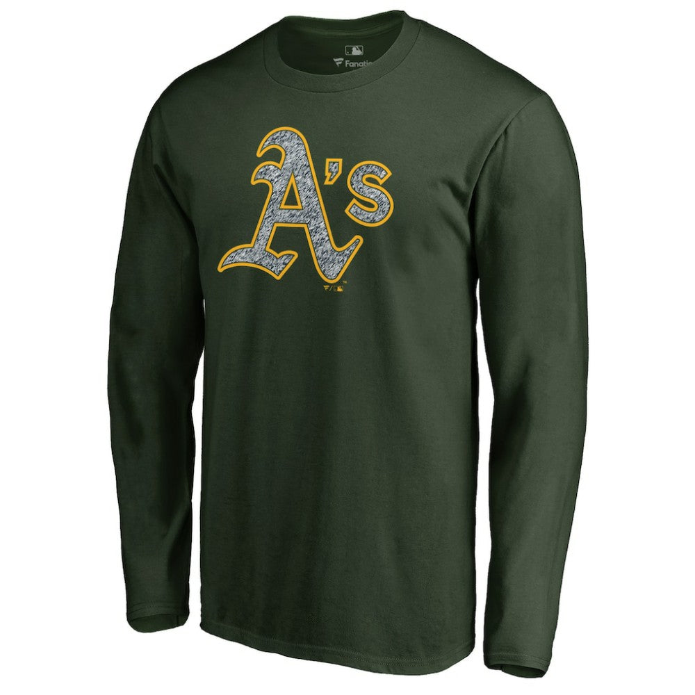 Athletics Static Logo Long Sleeve T-Shirt - MLB T-shirts