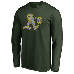 Athletics Static Logo Long Sleeve T-Shirt - MLB T-shirts