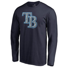 Tampa Bay Rays Static Logo Long Sleeve T-Shirt - MLB T-shirts