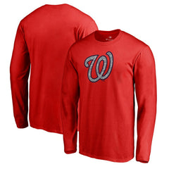 Washington Nationals Static Logo Long Sleeve T-Shirt - MLB T-shirts