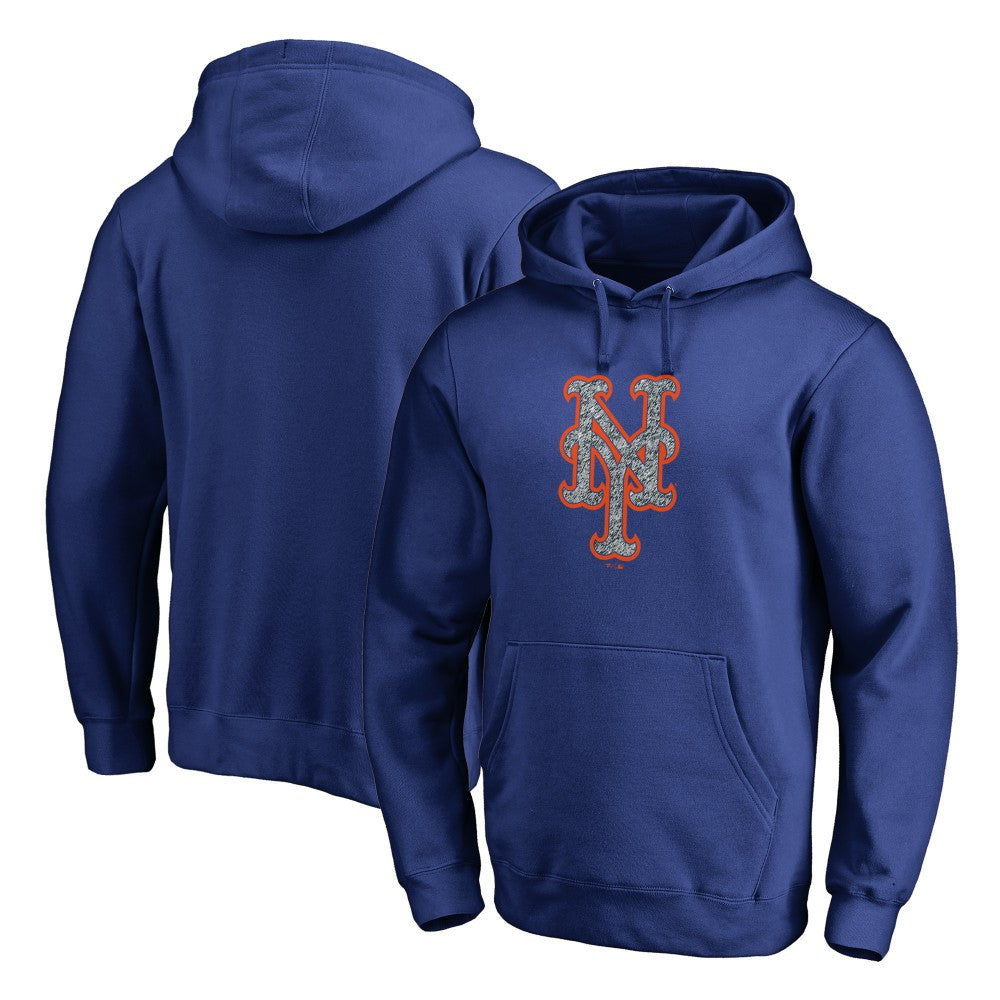 New York Mets Static Logo Pullover Hoodie - MLB Hoodies