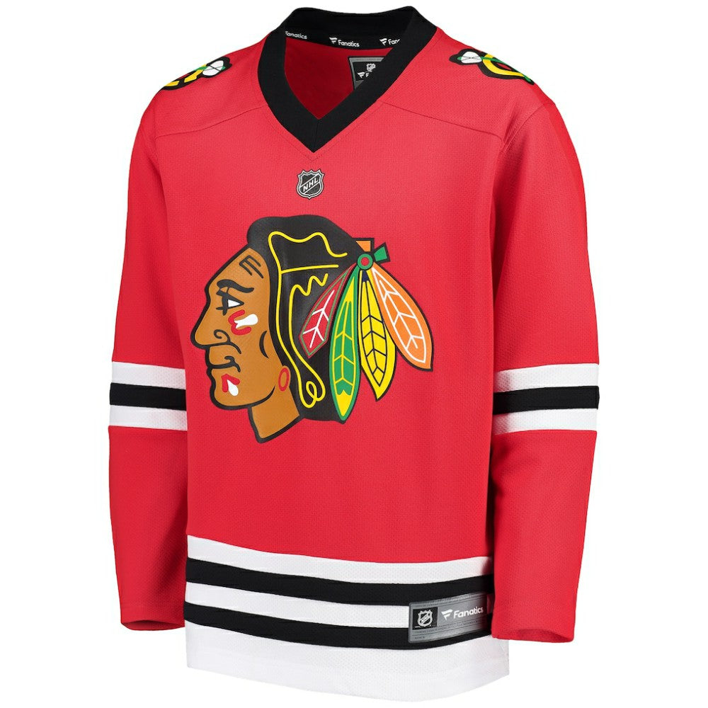 Chicago Blackhawks Fanatics Youth Home Replica Blank Jersey -  NHL Jerseys