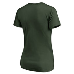 Minnesota Wild Women's Static Logo V-Neck T-Shirt -  NHL T-shirts