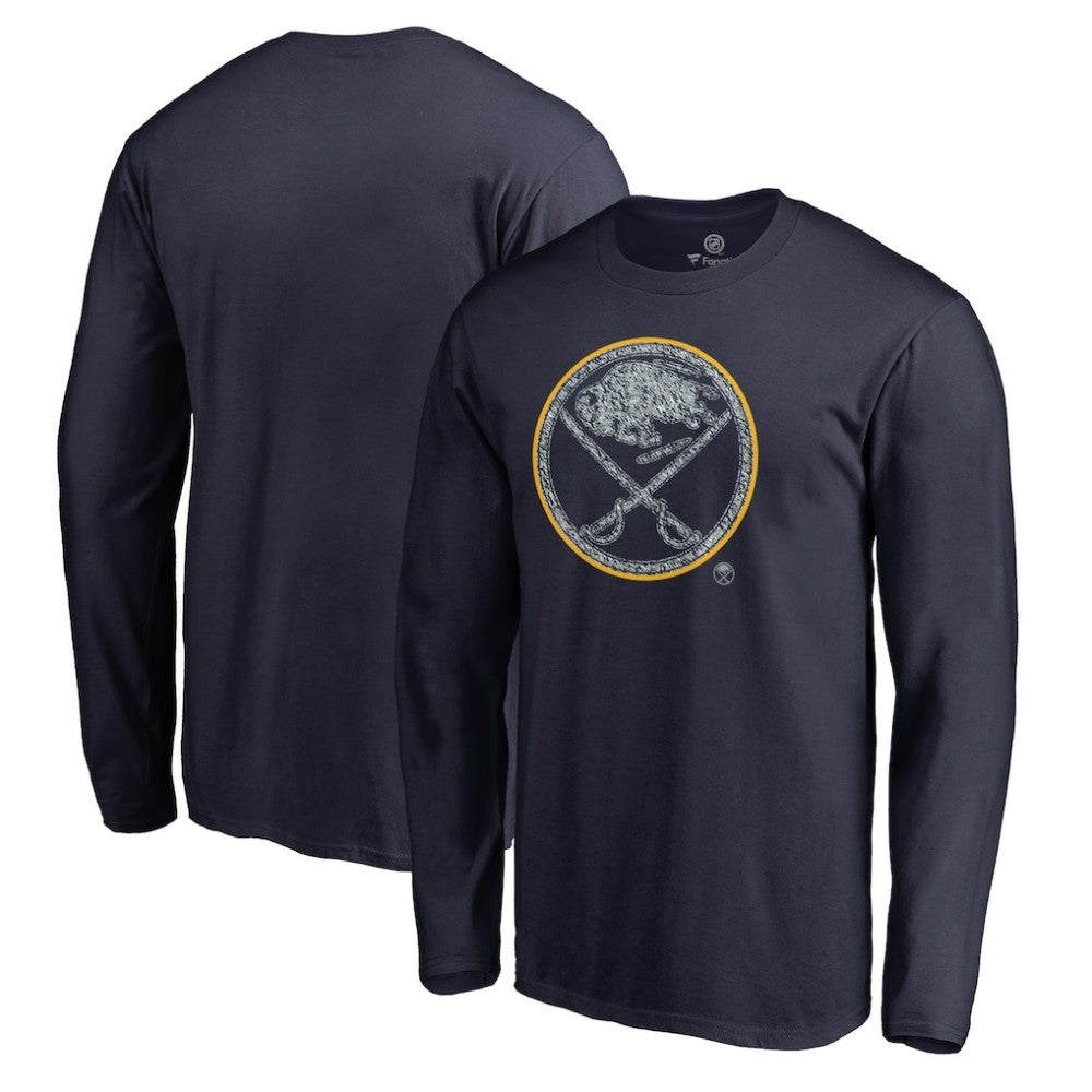 Buffalo Sabres Static Logo Long Sleeve T-Shirt -  NHL T-shirts