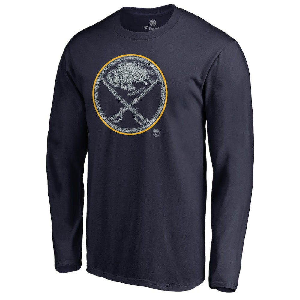 Buffalo Sabres Static Logo Long Sleeve T-Shirt -  NHL T-shirts