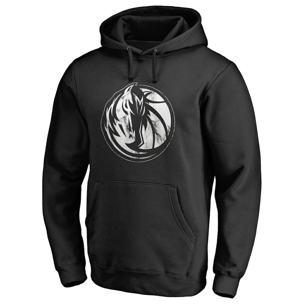 Black Dallas Mavericks Marble Logo Pullover Hoodie sale | NBA