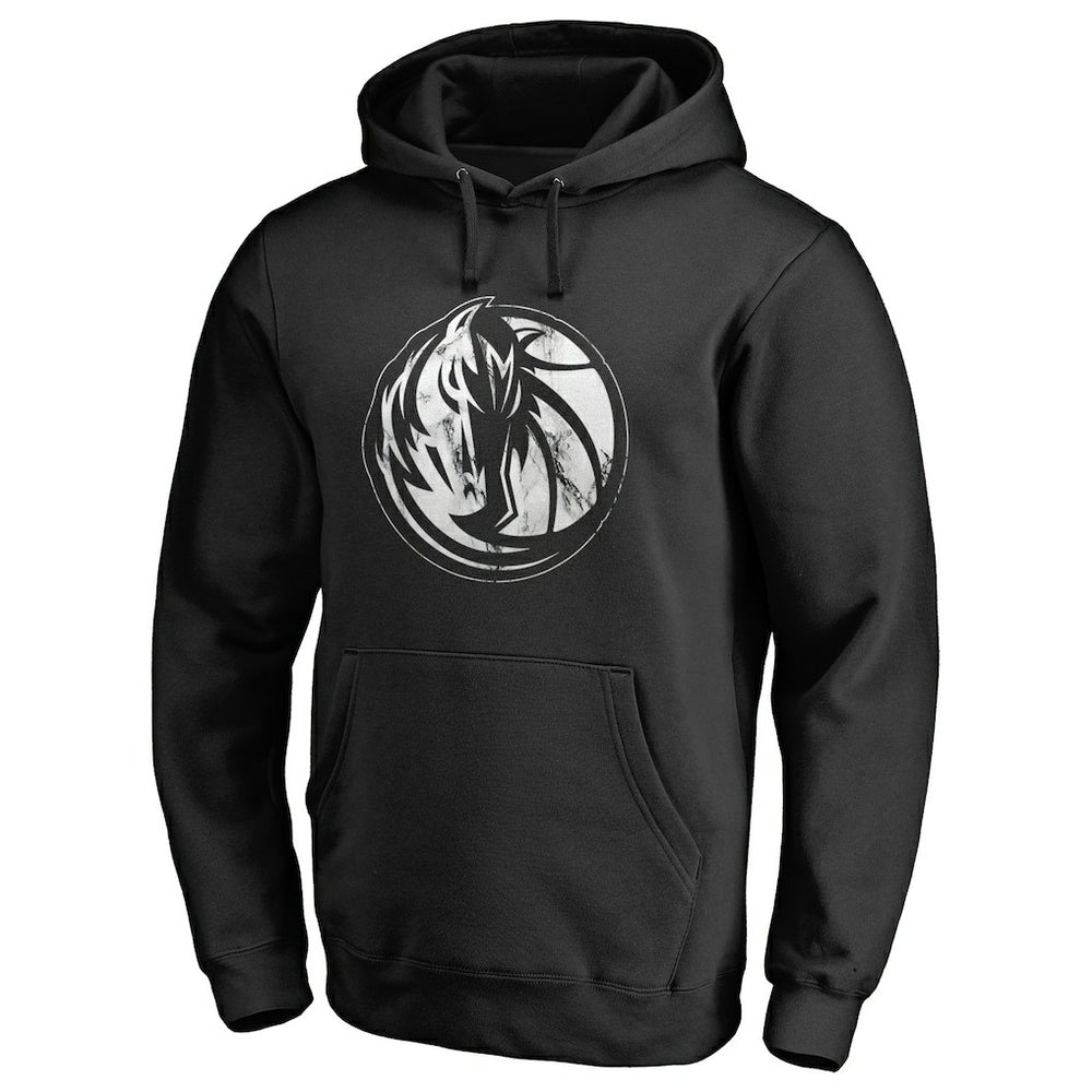 Black Dallas Mavericks Marble Logo Pullover Hoodie sale | NBA