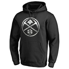 Black Denver Nuggets Marble Logo Pullover Hoodie sale | NBA