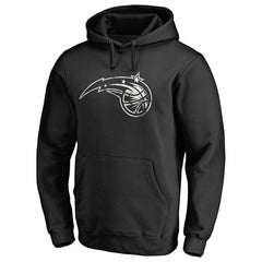 Black Orlando Magic Marble Logo Pullover Hoodie | NBA