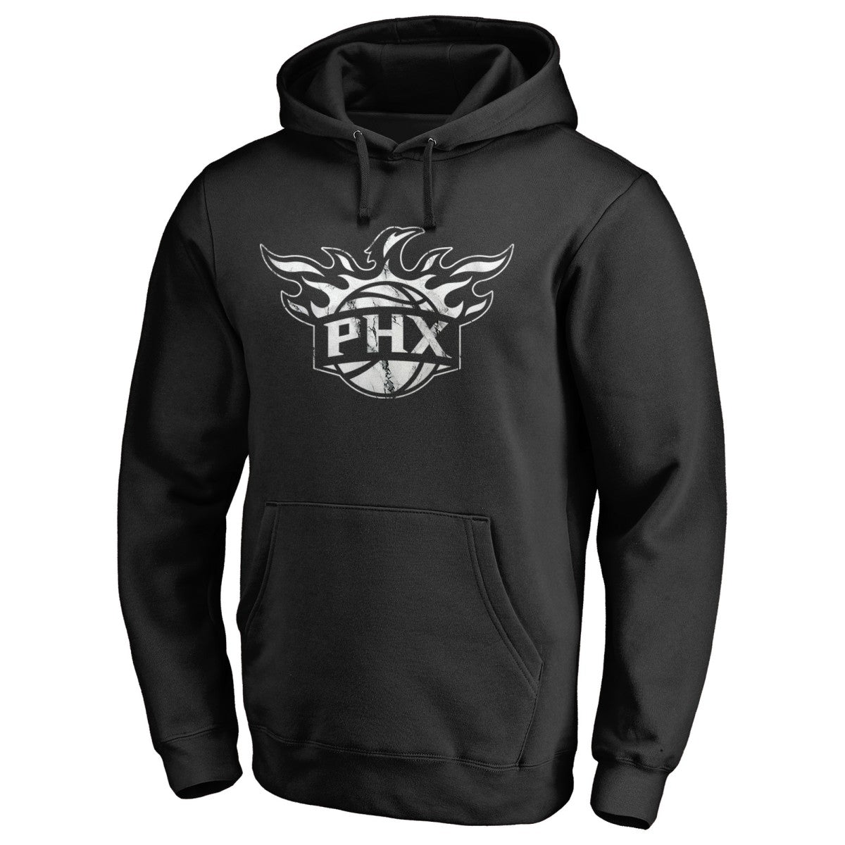 Black Phoenix Suns Marble Logo Pullover Hoodie | NBA