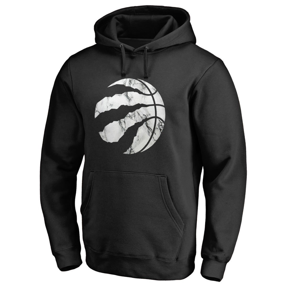 Black Toronto Raptors Marble Logo Pullover Hoodie | NBA