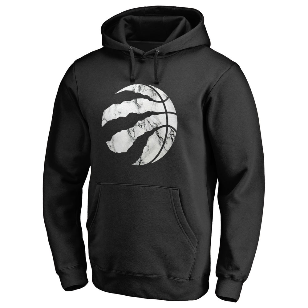 Black Toronto Raptors Marble Logo Pullover Hoodie | NBA
