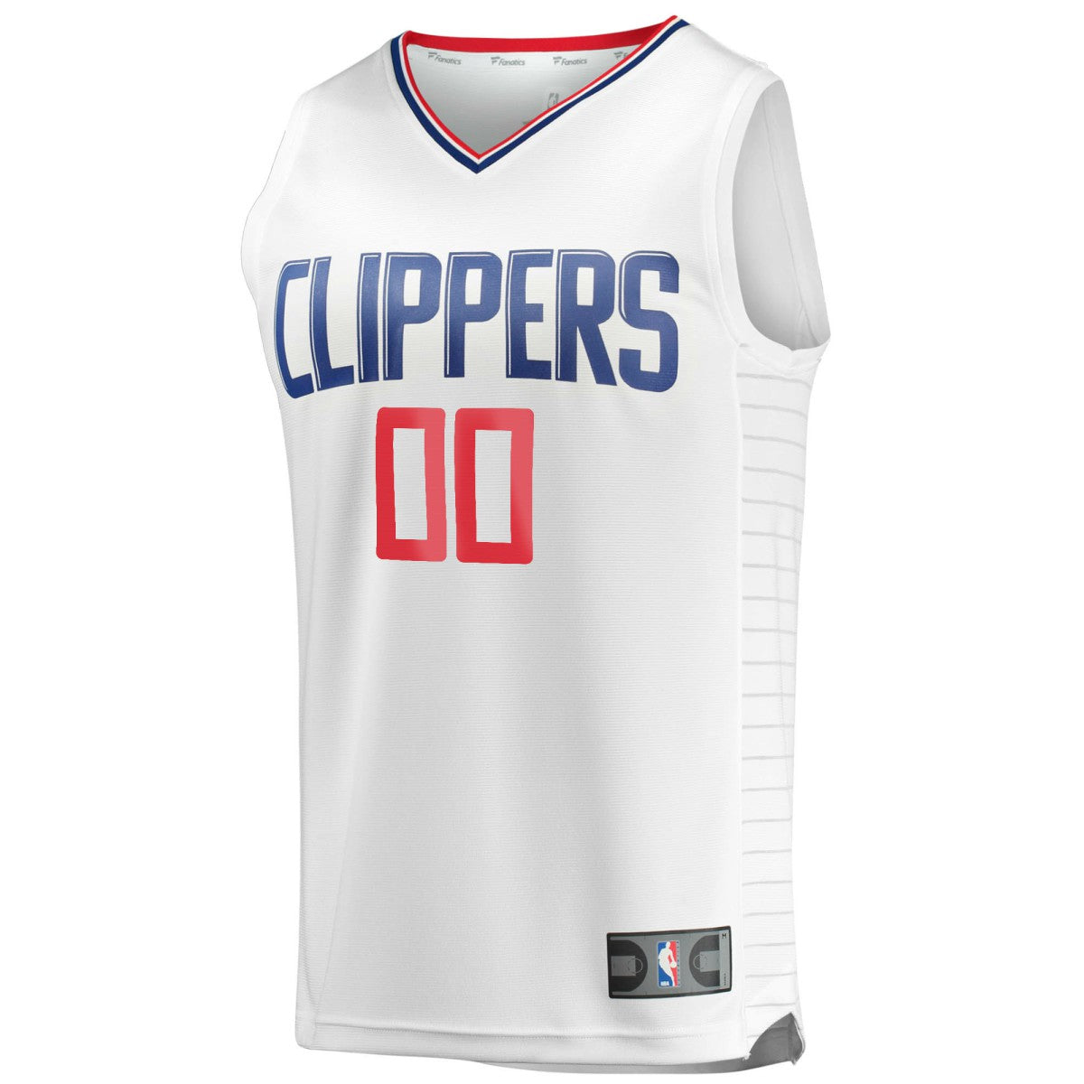 Association Edition LA Clippers Youth Fast Break Custom Replica Jersey White | NBA