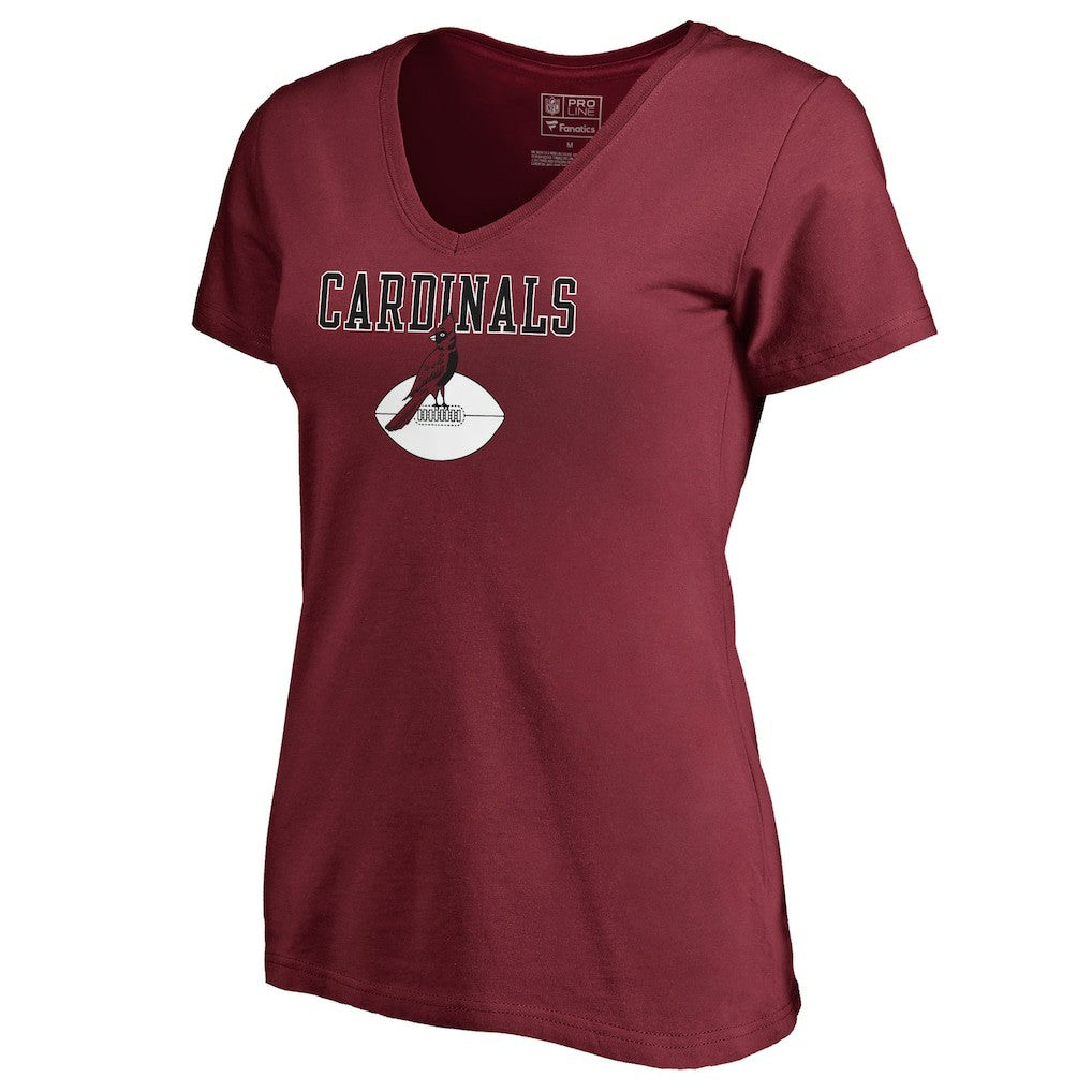 Arizona Cardinals Women's Vintage Team Lockup V-Neck T-Shirt | NFL Sale