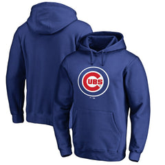 Chicago Cubs Official Wordmark Fitted Pullover Hoodie - MLB Hoodies
