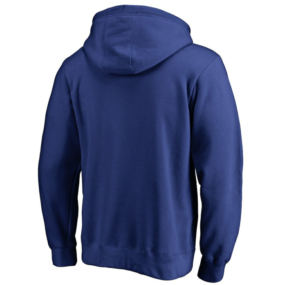 Chicago Cubs Official Wordmark Fitted Pullover Hoodie - MLB Hoodies
