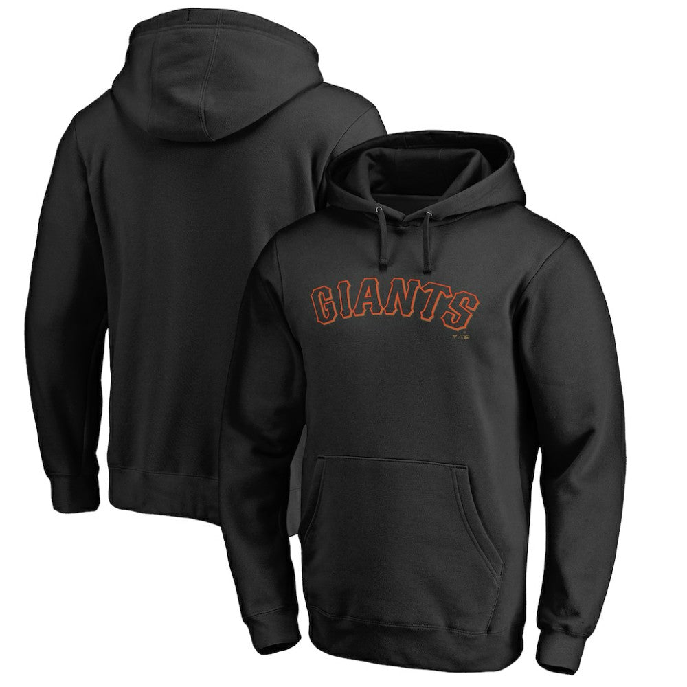 San Francisco Giants Official Wordmark Fitted Pullover Hoodie - MLB Hoodies