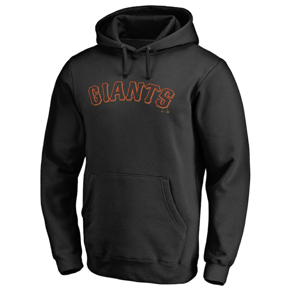 San Francisco Giants Official Wordmark Fitted Pullover Hoodie - MLB Hoodies