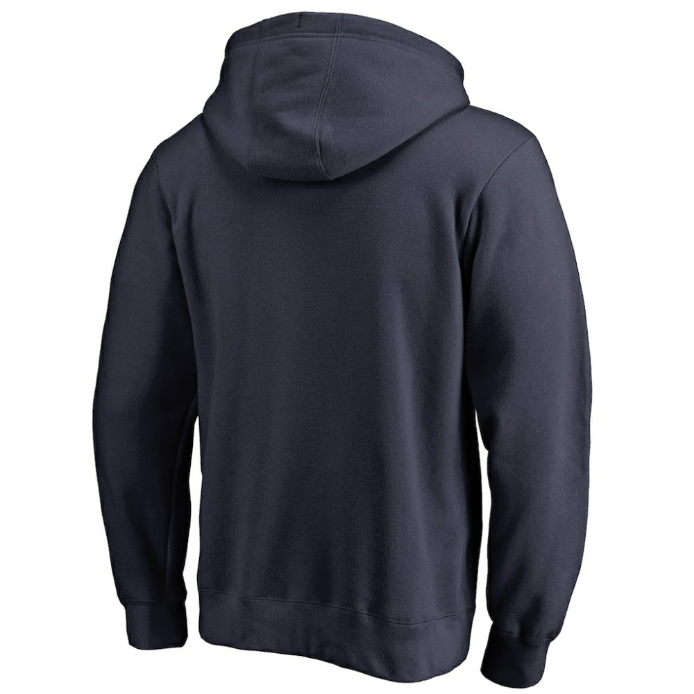 Seattle Mariners Official Wordmark Fitted Pullover Hoodie - MLB Hoodies