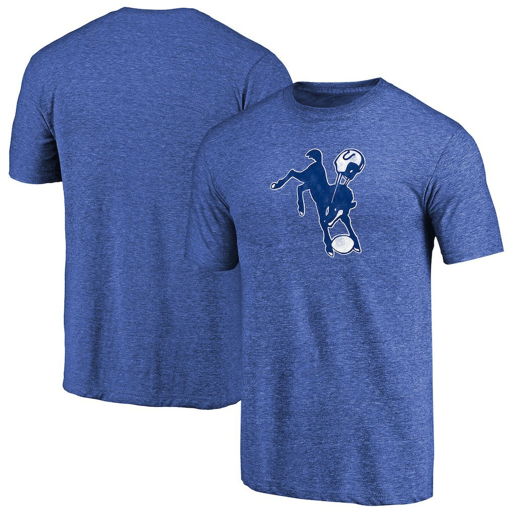 Indianapolis Colts Throwback Logo Tri-Blend T-Shirt | NFL Sale