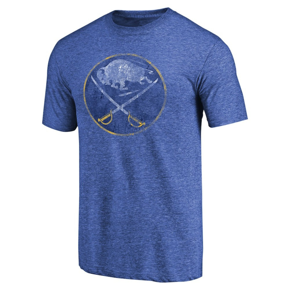 Buffalo Sabres Throwback Vintage Logo Tri-Blend T-Shirt -  NHL T-shirts