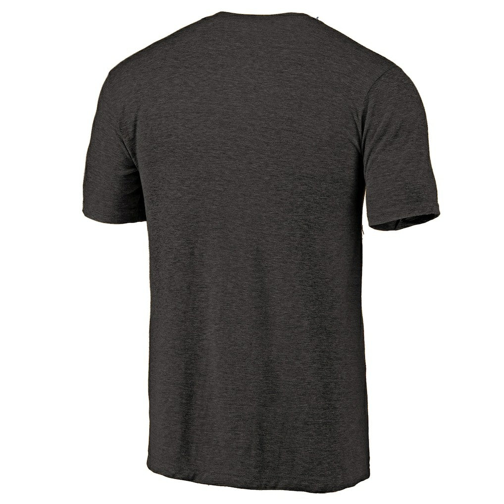 Black Chicago Bulls Distressed Logo Tri-Blend T-Shirt sale | NBA