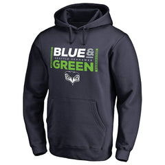 Seattle Seahawks Alternate Team Logo Gear Blue & Green Pullover Hoodie | NFL Discount