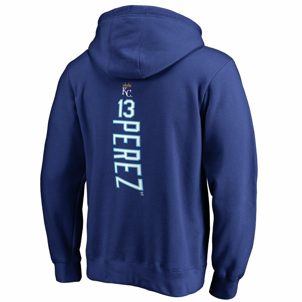Salvador Perez Kansas City Royals Backer Pullover Hoodie - MLB Hoodies