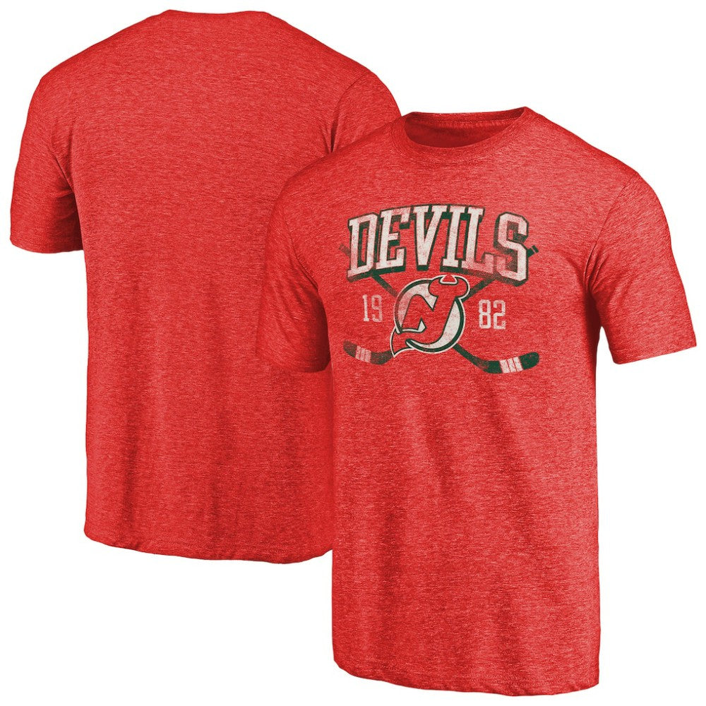 New Jersey Devils Vintage Collection Line Shift Tri-Blend T-Shirt -  NHL T-shirts