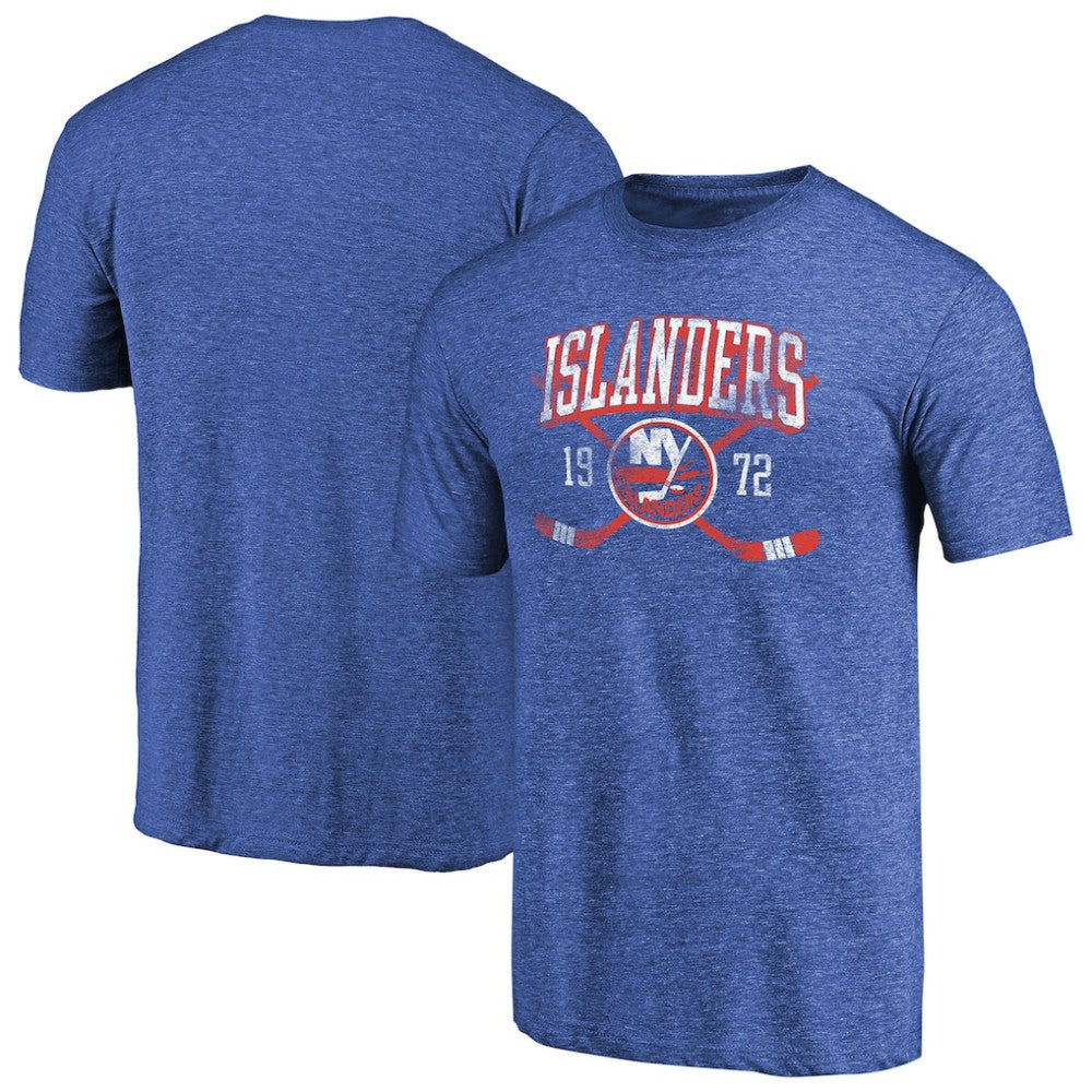 New York Islanders Vintage Collection Line Shift Tri-Blend T-Shirt -  NHL T-shirts