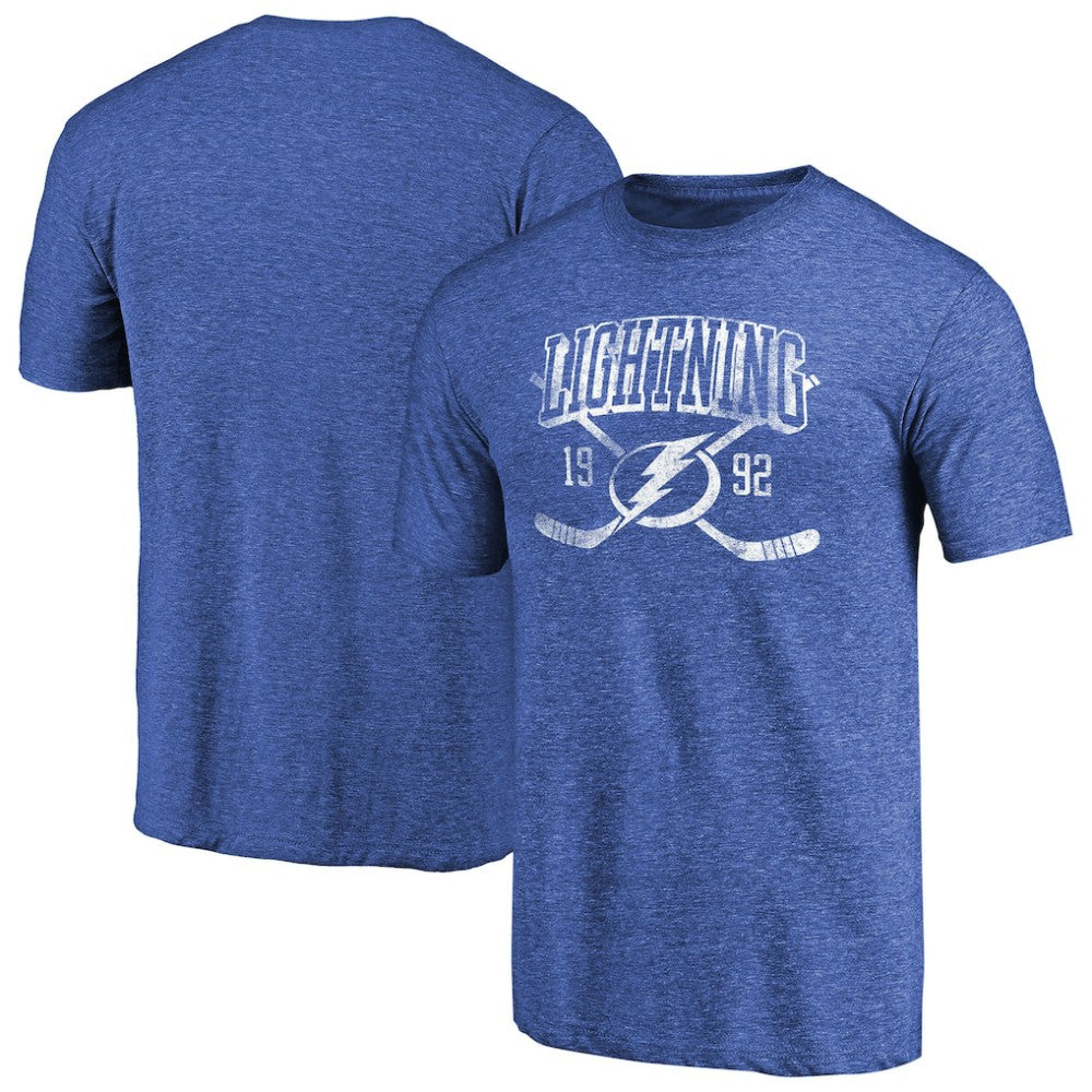 Tampa Bay Lightning Vintage Collection Line Shift Tri-Blend T-Shirt -  NHL T-shirts